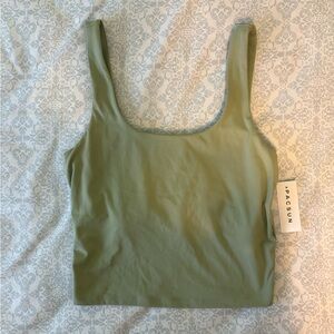 PacSun Sage Green Contour Top